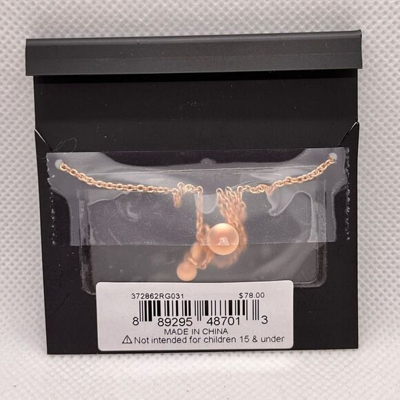 COACH OPEN CIRCLE SLIDER BRACELET F67072 ROSEGOLD $78 - Picture 6 of 6